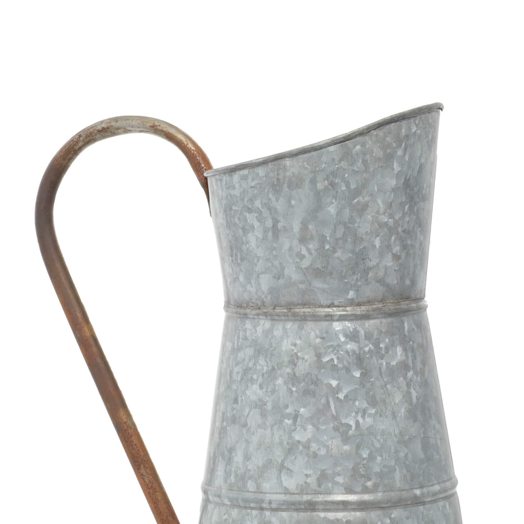 16" Gray Iron Farmhouse Planter